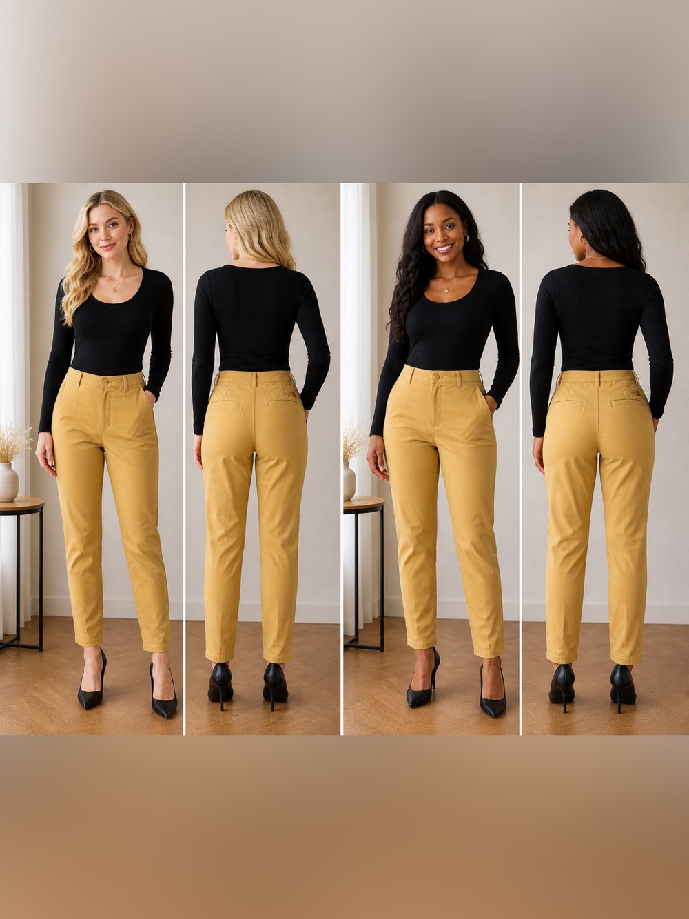 The North Face Women’s Pants Size 6 – Mustard Yellow Slim Fit Performance Pants